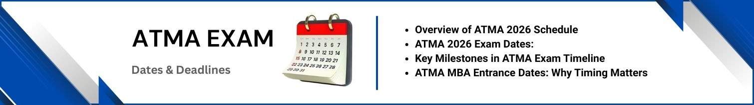ATMA Exam Dates 2026: Registration, Admit Card, Result & MBA Admission Timeline