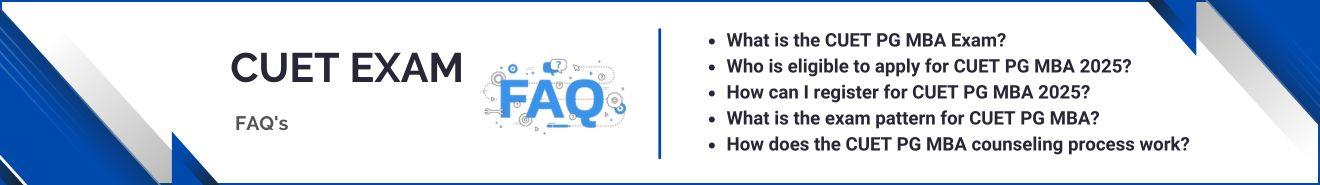 CUET PG Exam FAQ's