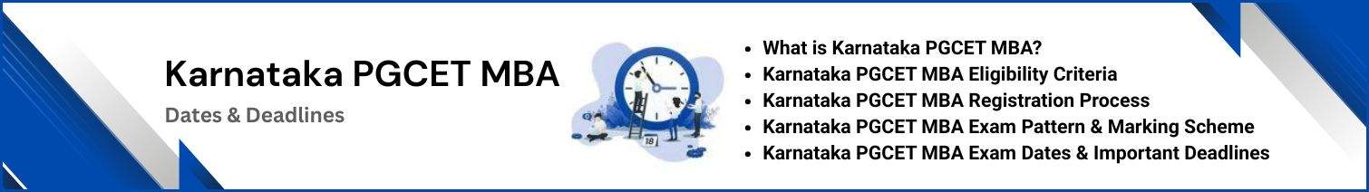 Karnataka PGCET MBA Exam Date 2026: Admit Card, Result & Counselling