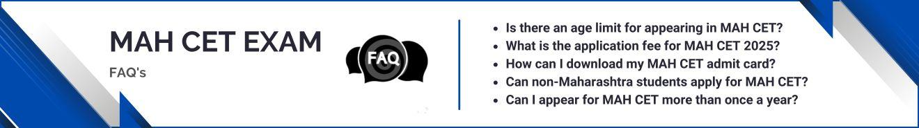 MAH MBA CET Exam FAQ's