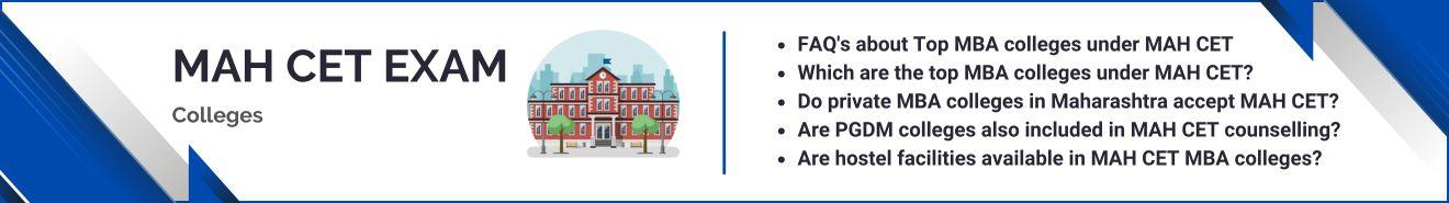 Top MAH CET MBA Colleges