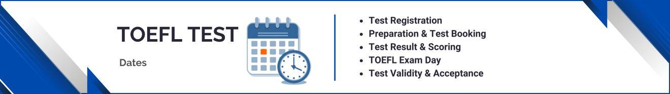 TOEFL Test Dates 