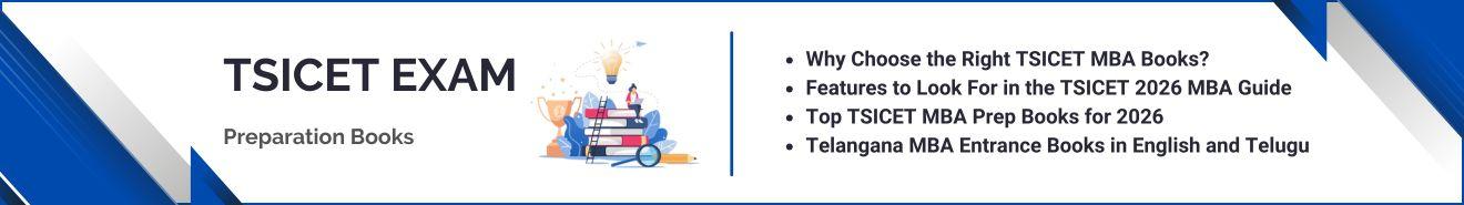 TSICET MBA Exam Preparation Books