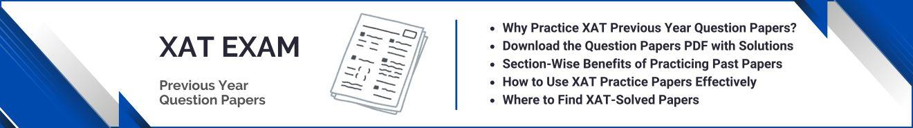 XAT Exam Previous Year Question Papers