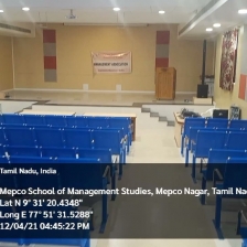 Department of Management Studies, Mepco Schlenk Engineering College Auditorium